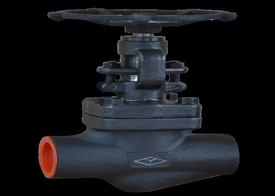 Black Flanged Globe Valve A105 For Water Oil Gas DN15~DN50 Welding End