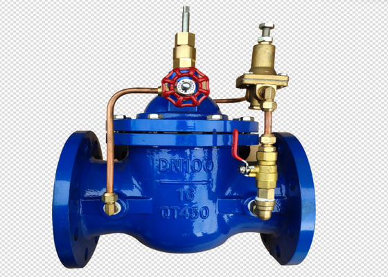 1.0mpa ফ্লো কন্ট্রোল ওয়াটার কনজারভেন্সি ভালভ 400X অ্যান্টিকোরোসিভ গ্রে আয়রন