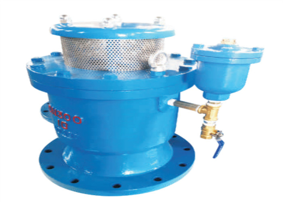 জল লাইন ঢালাই লোহা যৌগিক নিষ্কাশন জন্য Anticorrosive Leakproof এয়ার ভালভ